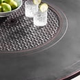 thumbnail image 3 of Outdoor Living and Style 44" Clear and Black Round Propane Outdoor Fire Table with Wind Blockers, 3 of 4