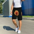 thumbnail image 5 of Daiia Orange Dalia Mens Woven Stretch Pajama Short,Short Pajama Pants-3X-Large, 5 of 9