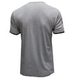 thumbnail image 5 of Floenr Mens T Shirts,Men's Plus Size Shirts Solid Color Short Sleeve T-Shirts Button-Up Shirts, 5 of 5