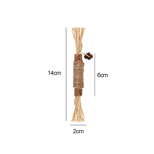 Cat Toys Silvervine Chew Stick Polygonum Kitty Raffia Grass Cleaning Teeth Stick Natural Catnip Stuff Pet Cat Bite Hemp Rope Toy small 3pcs