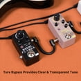 thumbnail image 3 of FLAMMA FC19 Black Distortion Pedal Guitar Effects Pedal with Warm Vintage Tone True Bypass, 3 of 8