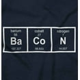 thumbnail image 2 of Ba Co N Bacon Food Science Nerd Geeky Men's Graphic T Shirt Tees Brisco Brands S, 2 of 4