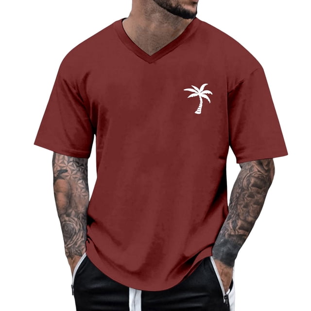 Playeras Para Gimnasio Hombre Camisa De Moda Para Hombre Camiseta Clásica De Manga Corta Ligera Con Botones Camiseta Casual Top