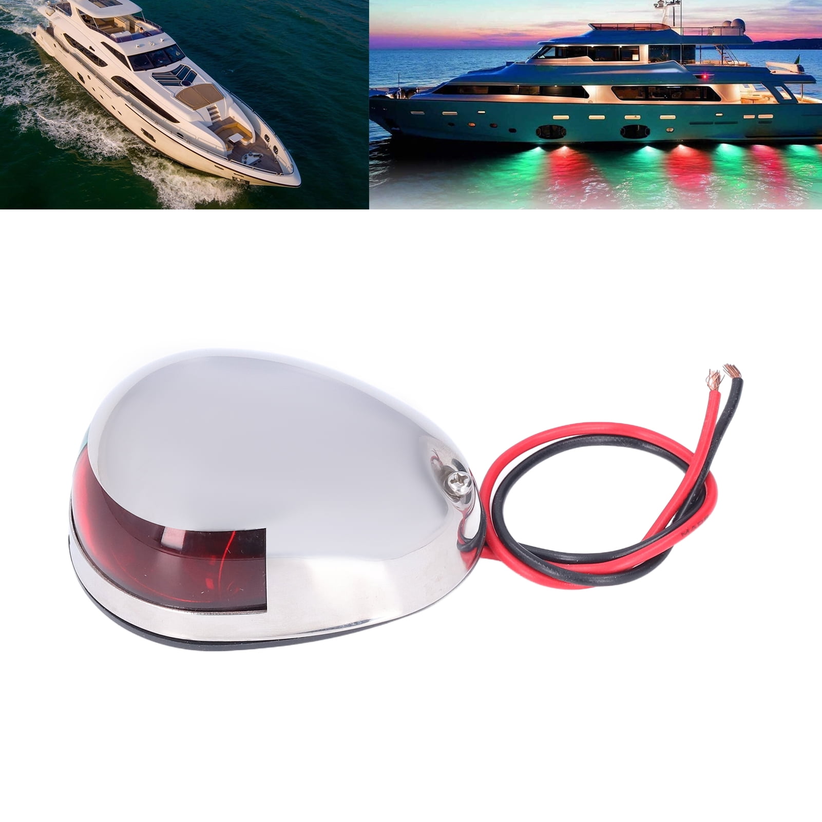 Luz De Navegación LED Marítima 12-24V – Acero Inoxidable 316, Resistente A La Herrumbre Para Barcos Y Yates