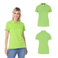 thumbnail image 2 of Playera Tipo Polo Piqué con Silueta para Dama · 50% Algodón 50% Poliéster, 2 of 3