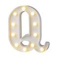 thumbnail image 2 of Romantic Panneau de Marquise LED Alphabets 3D 26 Chiffres 0-9, Veilleuse Murale, 2 of 8