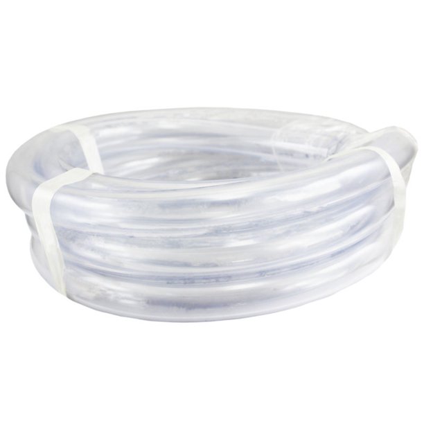 Food Grade Clear PVC Tubing, 3/8" ID x 25 ft