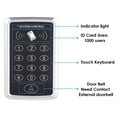 thumbnail image 4 of Access Control Keypad EM Card Reader Door Access Control System Door Lock Opener Keyboard System ,Easy to Install, 4 of 6