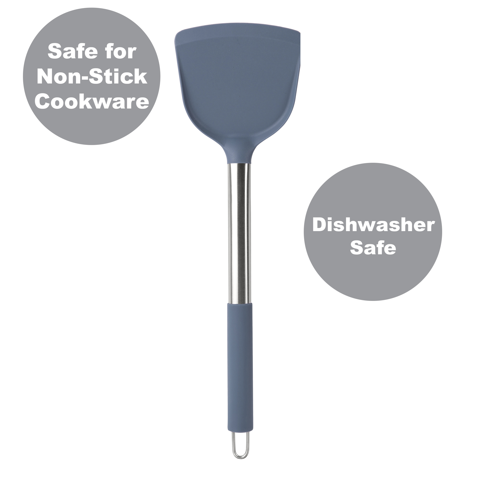 Mainstays 10 Piece Silicone Utensil Set - Blue Moonlight