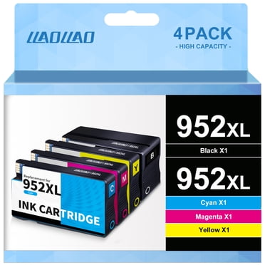 952XL Ink Cartridge for HP 952 Ink  for HP Officejet Pro 8710 7740 8720 8740 8715 8702 8725 8730 7720 8216 Printer (4 Pack)