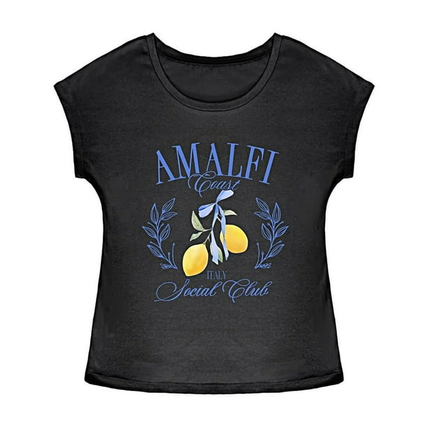 Camiseta Básica para Mujer Strade Fareast Limited Verano XL Negro