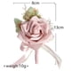 thumbnail image 2 of Pulsera de ramillete de rosas, ramillete de muñeca, pulsera de flores de mano, juego de boutonniere para A-Pink-Cofre, 2 of 2