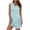 Light Blue, variant on Maxi Summer Dress Trendy Dresses For Women 2026 Women's Summer Fashion Printing Sleeveless V-Neck Dress Pink XL