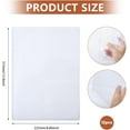 thumbnail image 2 of 12 fundas protectoras rígidas transparentes de PVC para documentos de 12,4 x 9 pulgadas, para hojas de papel, fotos, menús y documentos., 2 of 7