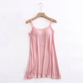 thumbnail image 6 of Womens Nightgown Sleeveless Nightgowns for Women with Pocekts Tank Dress Crew Neck Sleepwear S-XXL Pink XXL, 6 of 6