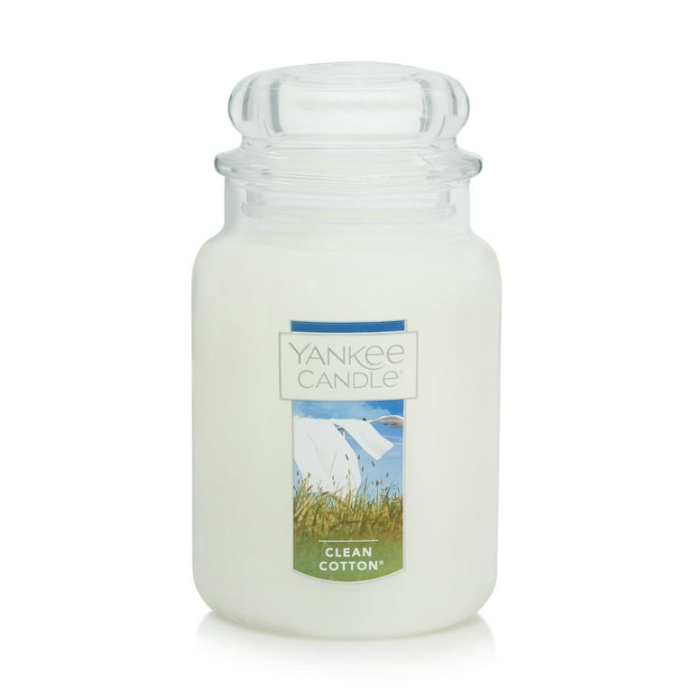 Yankee Candle Original Large Jar, Clean Cotton®, 22 oz - Walmart.com