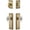 Burgundy, variant on Grandeur 817857 Fifth Avenue Solid Brass Single Cylinder Keyed Entry Knobset And Deadbolt
