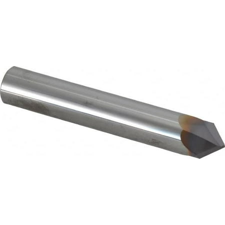 

Niagara Cutter 1/2 Cutter Head Diam 1/2 Shank Diam 2 Flute Single End Solid Carbide Chamfer Mill TiAlN Finish 90° Included Angle A 3 OAL 1/4 LOC