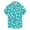 hgg431-White, variant on Men's Easter Holiday Print Short Sleeve Button Down Lapel Shirt,Spring Summer Style Breathable Tee Seaside Beach Shirt