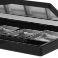 thumbnail image 3 of HLONK 4 Pcs Travel Refillable Eyeshadow Mini Makeup Palette Black, 3 of 8