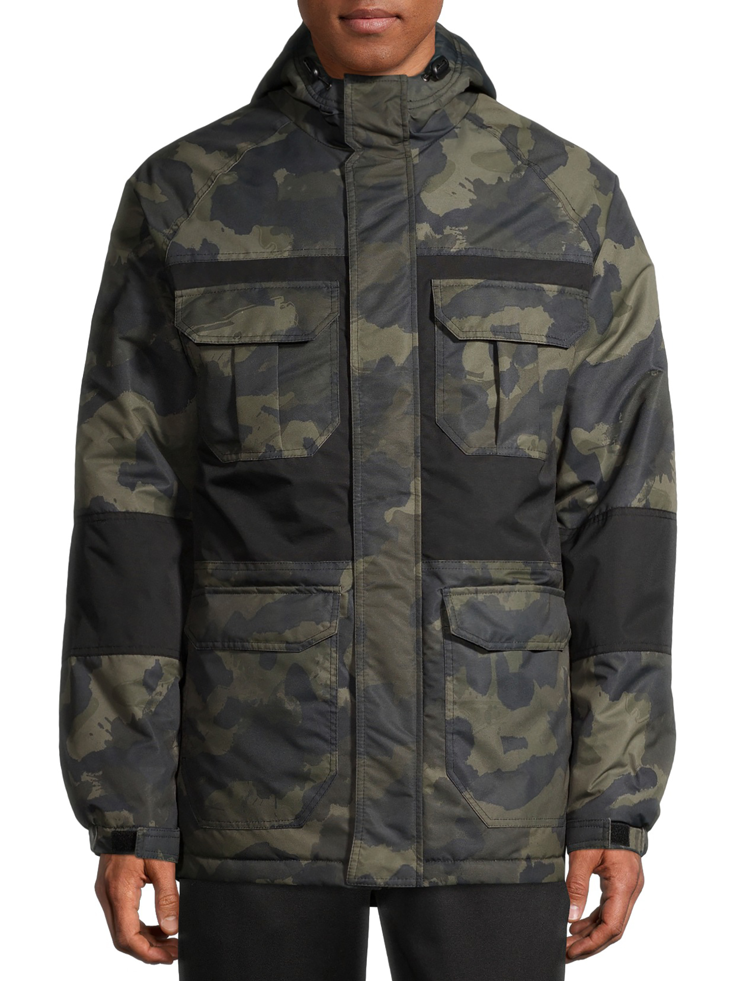 SwissTech Men's Ski/Snowboard Heavyweight Camo Block Jacket