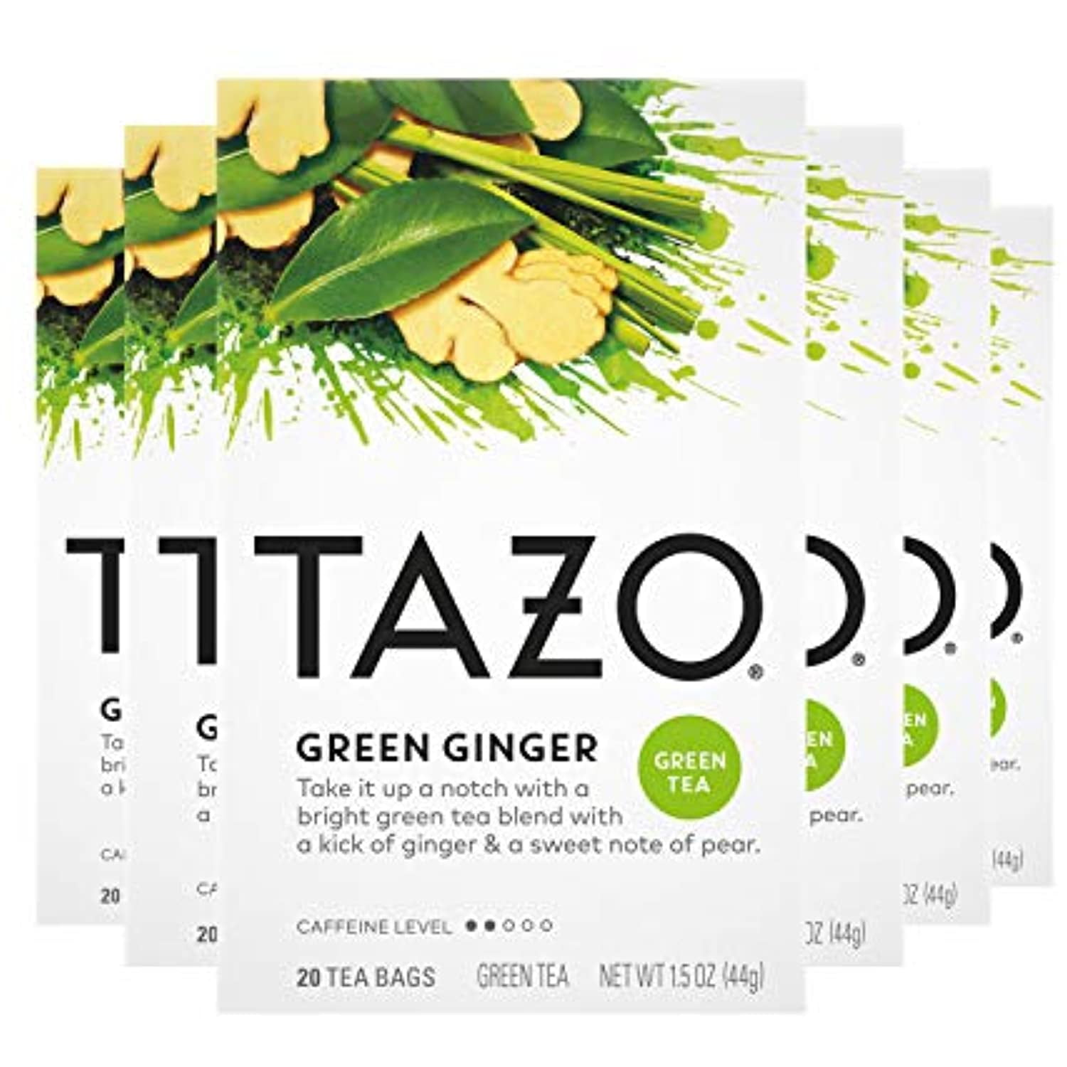 Tazo Tea Bags, Green Tea, Green Ginger, 20 Count (Pack Of 6) - Walmart.com