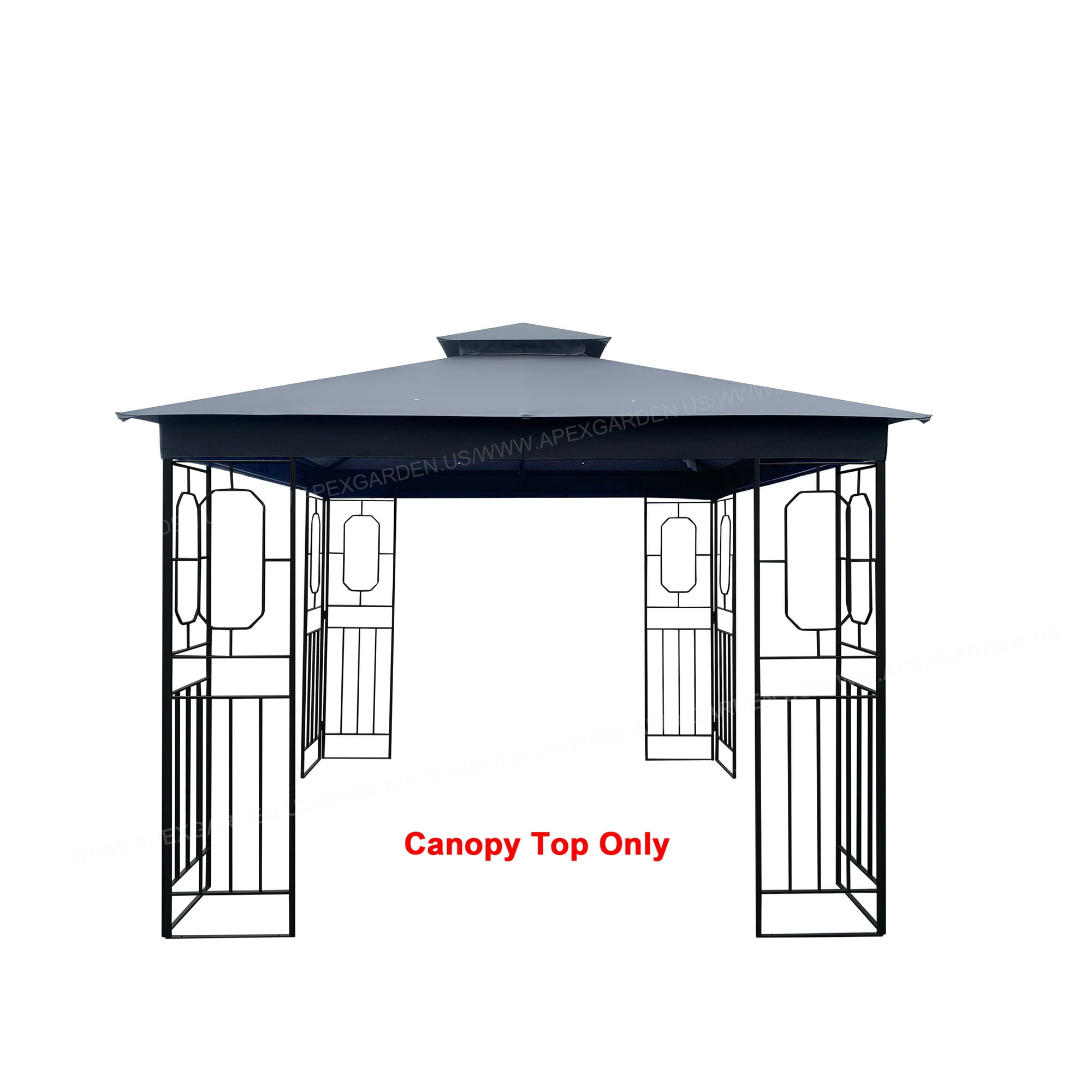 APEX GARDEN Replacement Canopy Top for 10 ft. x 10 ft. Steel Fan Gazebo Model TPGAZ1558 TPGAZ17 023 72255102 307317200 Fabric Top Only Walmart