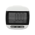 thumbnail image 1 of Walking Pedometer, Large LCD Screen Calorie Count Walking Step Counter Easy Data Reading  For Exercise For Elderly Black, 1 of 8