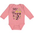 thumbnail image 3 of Inktastic This Princess is Two Second Birthday Girls Long Sleeve Baby Bodysuit, 3 of 5