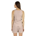 thumbnail image 3 of Bimba Solid 2 Pcs Nightwear Set For Womens Casual Sleeveless Loungewear Shirt & Short Sleepwear, 3 of 6