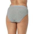 thumbnail image 4 of Kindly Yours Women’s So Comfy Rib High Leg Brief, 2-Pack, Sizes XS-XXXL, 4 of 8