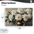 thumbnail image 4 of Stupell Industries French Country Golden Vase with Peonies Canvas Art, 24 x 16, by Petals Prints Design, 4 of 8