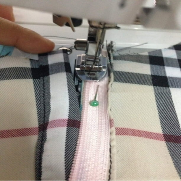 Akshara 3-Piece Invisible Zipper Foot Set For Sewing Machines – Fits Low Shank Snap-On Singer, Brother, Janome, Kenmore, Juki, Etc.