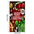 thumbnail image 3 of Christmas Door Decoration Door Cover Hanging Cloth Holiday Party Layout Scene Background Cloth, 3 of 4