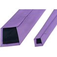 thumbnail image 4 of ORUYROP Cravates pour Hommes Couleur Unie Unie Cravates Noires Formelles pour Hommes, 4 of 5