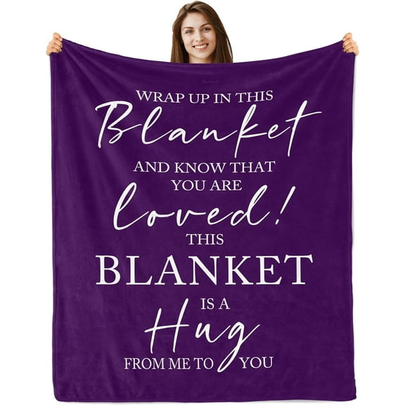 Get Well Soon Gifts for Women,Gifts for Women,Inspirational Gifts Blanket 60"x50",Feel Better Gifts,Hug/Healing Blanket for Women