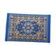 thumbnail image 2 of Alfombra de piso a escala 1:12, suministros para escenografía, muebles, accesorios para el hogar y la sala de estar. Azul, 2 of 9