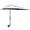 Blue, variant on UPF 50 Adjustable Chair Umbrella XL with Universal Clamp UV Protection Sun Shade Umbrella for Beach Chair, Stroller, Wheelchair, Golf Cart, Bleacher, Patio