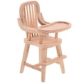 thumbnail image 1 of SHISUYAN 1Set Mini Chair Adorns Wooden Brown For Miniature Collection Items, 1 of 9