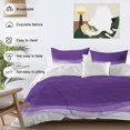 thumbnail image 4 of Purple Waves Bedding 3 Piece Duvet Cover Set Twin Size, Ombre Abstract Art Gradient Modern Soft Microfiber Comforter Cover with Zipper Closure & Pillowcases, Wrinkle & FadeResistant Quilt Cover, 4 of 9
