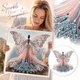 thumbnail image 2 of Pink Butterfly Fairy Diamond Painting Kit 5D Full Drill Rhinestone Mosaic Art Craft Set for Fantasy Home Wall Decor Indoor Crafting Project for Adult Hobbyists and Creative Makers Supplies, 2 of 4