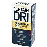 Certain Dri Effective Antiperspirant Roll-On Female Fragrance-Free, 1.2 oz