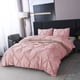 thumbnail image 5 of 3 Piezas de Cubrecama, Funda de Almohada de Color Sólido, Queen, Rosa, 5 of 6
