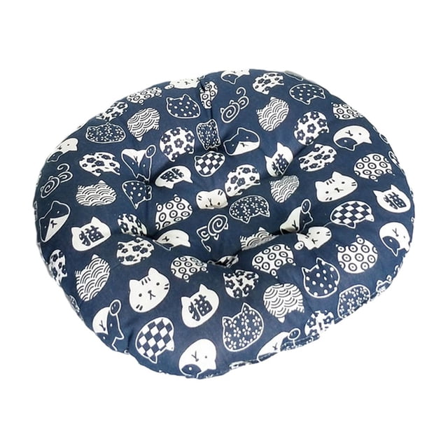 Matsuzay Almohadilla multiusos para máxima comodidad en todas partes Cojín para sentarse Cómodo cojín para silla Cojín para respaldo Decoración del hogar vista azul 50cm*50cm*9cm