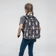 thumbnail image 5 of Naloa Sloths Dancing Print Lightweight DayBackpack Suitable for school, work, shopping, travel, etc., 5 of 5