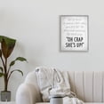 thumbnail image 2 of That Kind of Woman Humorous Phrase Rustic Script 16 in x 20 in Framed Drawing Art Print, by Stupell Home Décor, 2 of 7