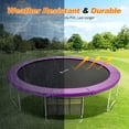 thumbnail image 5 of Exacme Premium Thick Round Trampoline Pad with Opening, 12 Foot Safety Spring Cover Replacement (Purple), 5 of 10