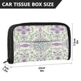 thumbnail image 6 of Qxltty Intricate Indian Patterns Car Tissue Holde Upgraded Hanging Square Sun Visor Napkin Box and Easy to Use, 6 of 8