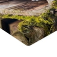 thumbnail image 2 of Ambesonne Animal Fitted Sheet, Nature Wild Fox Forest, Twin Size, Multicolor, 2 of 3