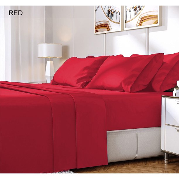 Premium Luxury 6Piece Rayon from Bamboo Sheet Set with Deep Pockets